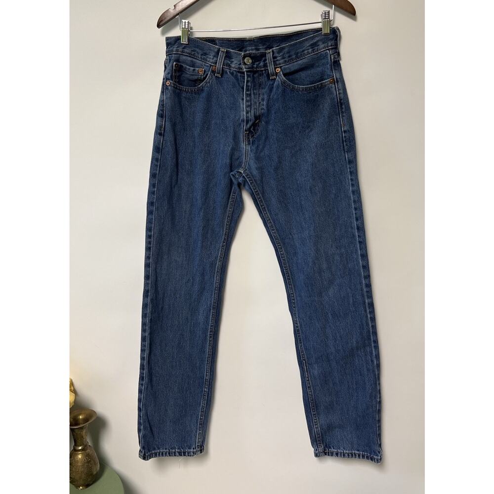 Levis 505 Jeans Men’s 30x32 Regular Fit Straight Blue Medium Wash Pants